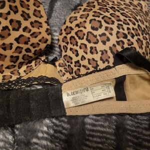 B tempted by wacoal leopard print bra